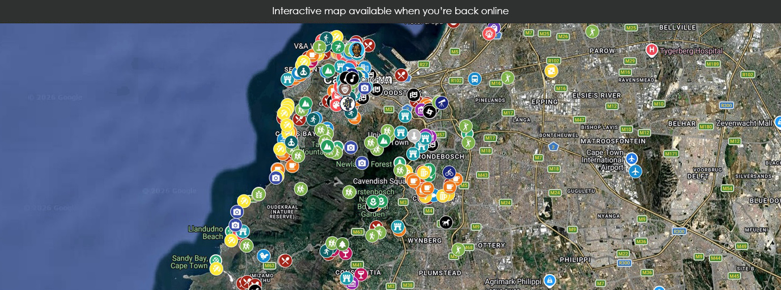 Map unavailable offline