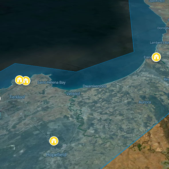 Backpacking map of the West Coast