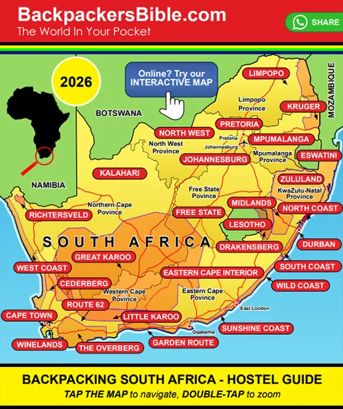 Interactive PDF Backpacking Map of South Africa