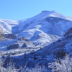 Lesotho snow